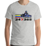 Kart Racing 247365 Blue Kart Premium Short-Sleeve Unisex T-Shirt