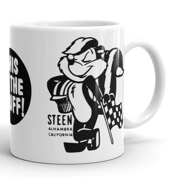 Vintage Kart Racing Steen Skunk Good Stuff Coffee Mug