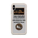Vintage Karting 1966 IKF Enduro Nationals Indianapolis Raceway Park iPhone Case