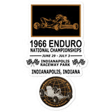 Vintage Karting 1966 IKF Enduro Nationals Indianapolis Raceway Park Bubble-free stickers