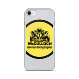Vintage Kart Racing McCulloch Enduro Racing Engine iPhone Case