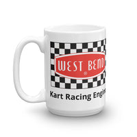 Vintage Karting West Bend Kart Racing Engines Power Coffee Mug