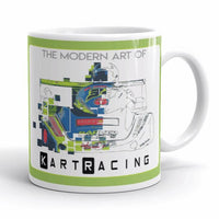 Modern Art of Kart Racing Super Kart Coffee Mug