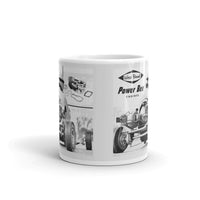 Vintage Karting West Bend Kart Racing Engines Power Bee Twin Engine Kart Coffee Mug