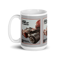 Vintage Karting 1970's Enduro Carlise Tires "Take a Victory Lap" Coffee Mug