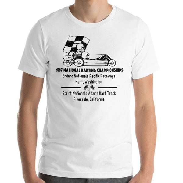 Vintage Karting 1967 National Enduro & Sprint Championships Premium Short-Sleeve Unisex T-Shirt