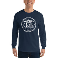 Kart Racing "Race AREA 51" Karting is Universal Premium Long Sleeve T-Shirt
