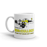 Vintage Karting McCulloch Kart Engines Cartoon Coffee Mug