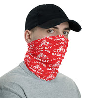 Kart Racing I Live for Race Day Neck Gaiter Face Mask