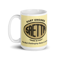 Vintage Karting Saetta Kart Engine "Made in Italy" Coffee Mug