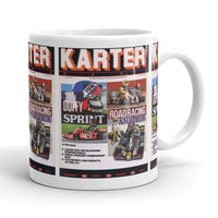 Vintage Kart Racing Karter News Magazine August 1982 Cover Coffee Mug