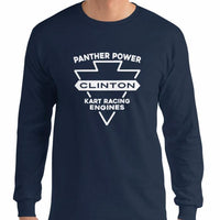 Vinatge Karting Clinton Panther Power Kart Racing Engines Men’s Long Sleeve Shirt