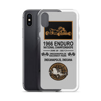 Vintage Karting 1966 IKF Enduro Nationals Indianapolis Raceway Park iPhone Case