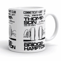 Vintage Kart Racing 1971 Connecticut Kart Club Enduro Nationals Coffee Mug