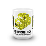 Vintage Kart Racing McCulloch Racing Engine Coffee Mug