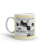 Vintage Karting 1962 Caretta "Choice of Champions" Ingels & Borelli Coffee Mug