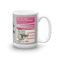 Vintage Karting West Bend Kart Racing Engines Sweep Up Coffee Mug