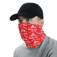 Kart Racing I Live for Race Day Neck Gaiter Face Mask