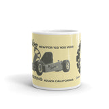 Vintage Karting Bug Engineering 1963 Scorpion Kart Coffee Mug