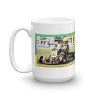 Vintage Karting Senna in DAP #9 Kart Coffee Mug