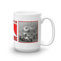 Vintage Kart Racing Glamorous Smoking Twin Engine Enduros Coffee Mug