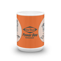 Vintage Karting West Bend Kart Racing Power Bee Engines Coffee Mug