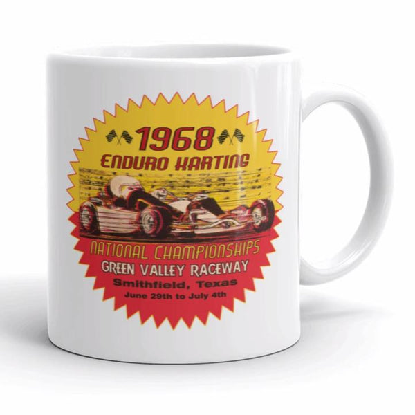 Vintage Karting 1968 IKF Enduro Karting Nationals Event Coffee Mug