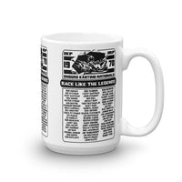 Vintage Kart Racing 1970 Enduro Nationals Race Like A Legend Coffee Mug