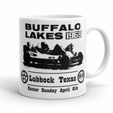 Vintage 1969 Buffalo Lakes Enduro Kart Race Coffee Mug