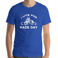 Kart Racing I Live for Race Day Sprint Kart Premium Short-Sleeve Unisex T-Shirt