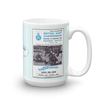Vintage Karting British Kart Championship 1961 Brands Hatch Fastakart Coffee Mug