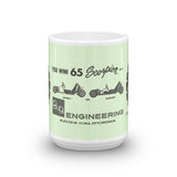 Vintage Karting Bug Engineering 1965 Scorpion Sprint & Enduro Kart Coffee Mug