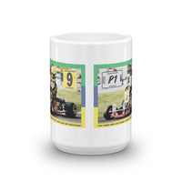 Vintage Karting Senna in DAP #9 Kart Coffee Mug