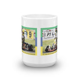 Vintage Karting Senna in DAP #9 Kart Coffee Mug