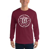 Kart Racing "Race AREA 51" Karting is Universal Premium Long Sleeve T-Shirt