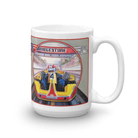 Vintage Kart Racing 1981 Bridgestone GPX200 Grand Prix of Long Beach Coffee Mug