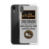 Vintage Karting 1966 IKF Enduro Nationals Indianapolis Raceway Park iPhone Case