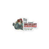 Vintage Karting 1961 Grand Nationals Dart Kart Speedway Bubble-free stickers