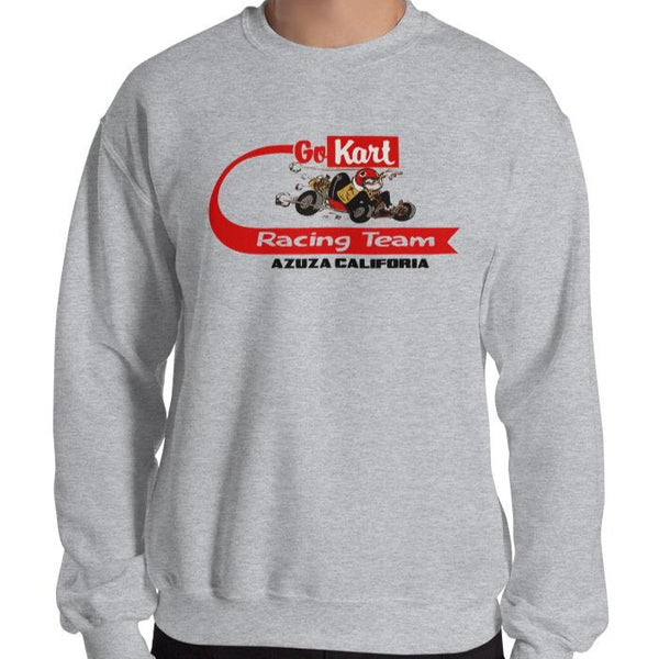 Vintage Karting Go Kart Racing Team Azuza California Unisex Sweatshirt