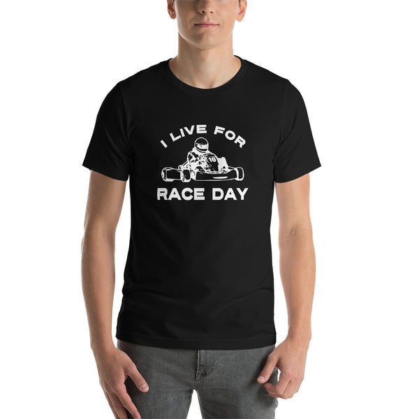 Kart Racing I Live for Race Day Sprint Kart Premium Short-Sleeve Unisex T-Shirt