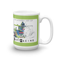Modern Art of Kart Racing Super Kart Coffee Mug