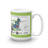 Modern Art of Kart Racing Super Kart Coffee Mug