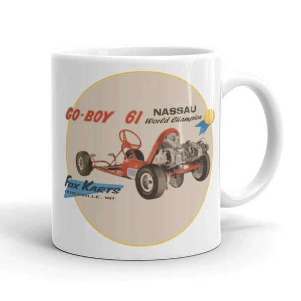 Vintage Karting Fox Go Boy Nassau 1961 World Champion Coffee Mug
