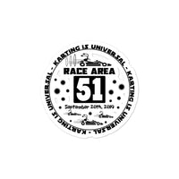 Kart Racing "Race Area 51" Premium Bubble-free stickers