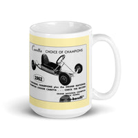 Vintage Karting 1962 Caretta "Choice of Champions" Ingels & Borelli Coffee Mug