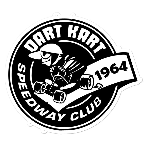 Vintage Karting 1964 Dart Kart Speedway Bubble-free stickers