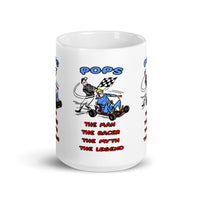 Vintage Karting Pops The Man The Racer The Myth The Legend Coffee Mug