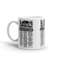 Vintage Kart Racing 1970 Enduro Nationals Race Like A Legend Coffee Mug