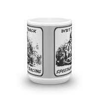 Vintage Karting Dirt Track Speedway Racing Coffee Mug