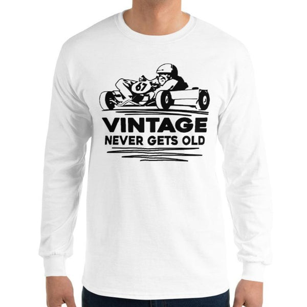 Vintage Enduro Karting Never Gets Old Premium Long Sleeve T-Shirt
